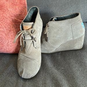 TOMS Wedge Booties